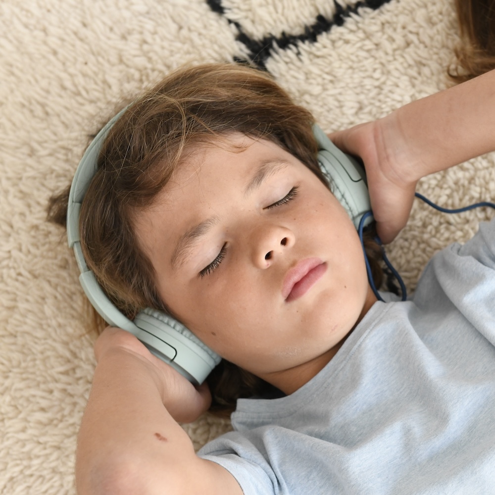 Casque Audio Enfant, Bluetooth Stéréo Pliable Écouteurs Audio