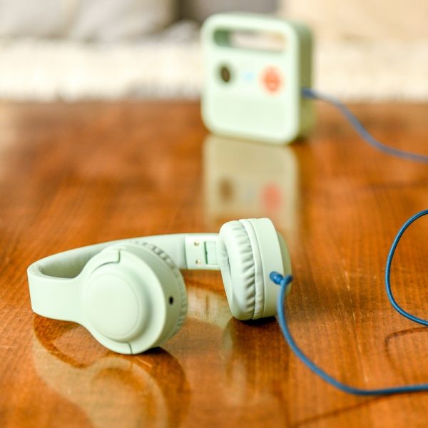 Casque Audio Enfant, Bluetooth Stéréo Pliable Écouteurs Audio