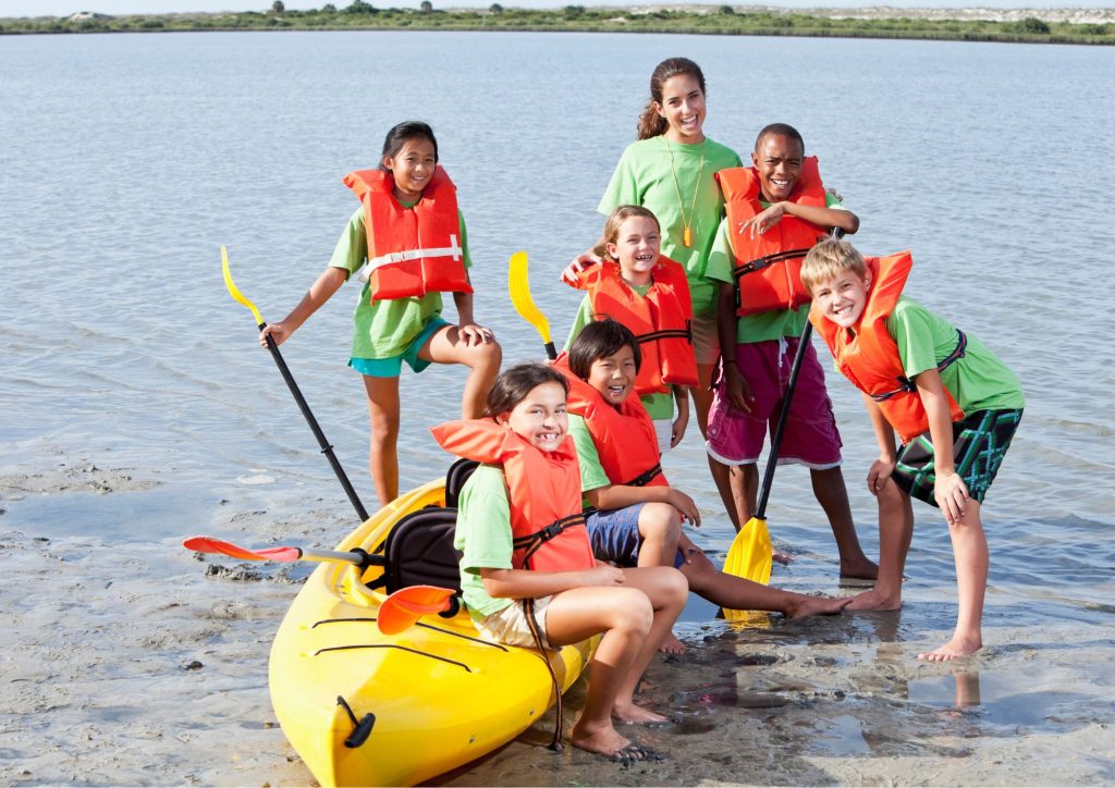 colonies de vacances kayak sécurité