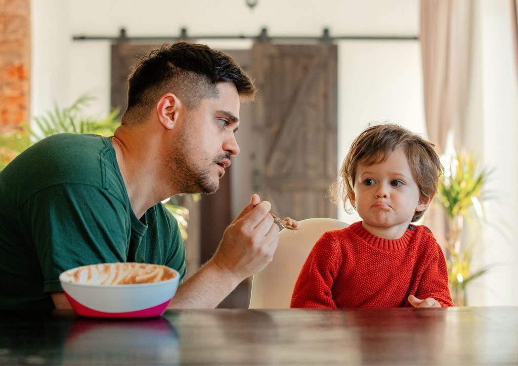 période du non enfant qui refuse de manger