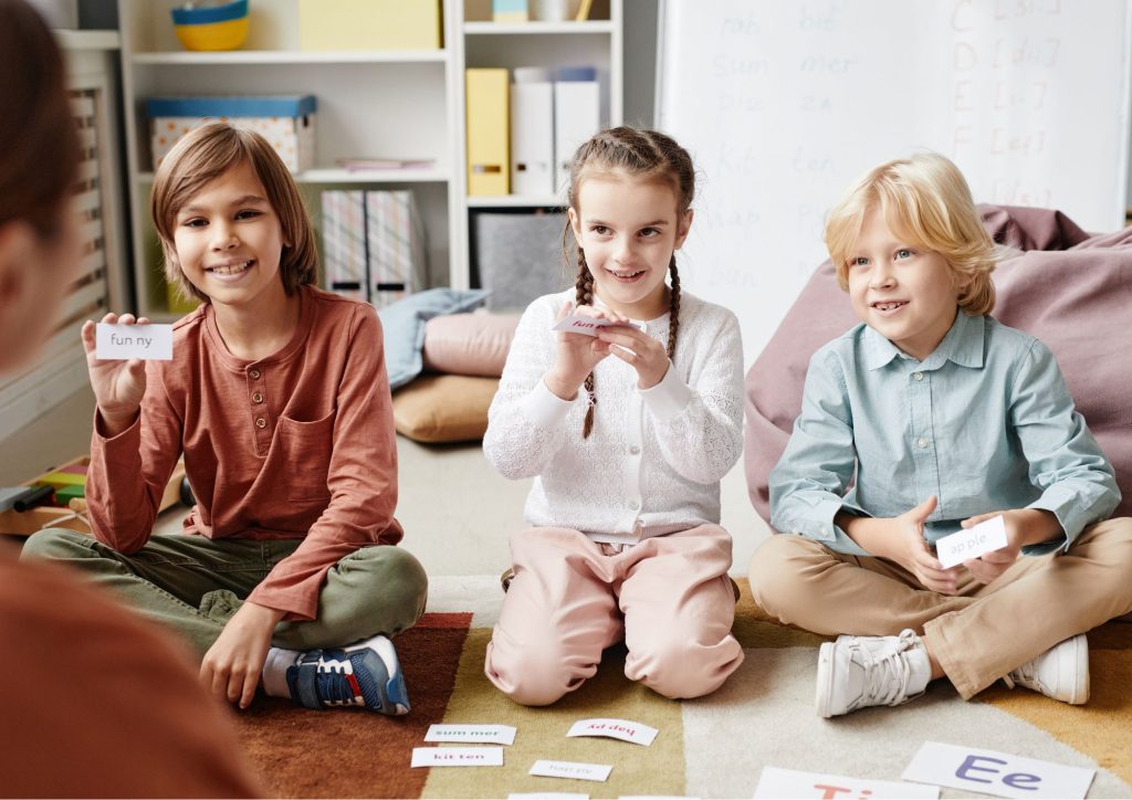 cours de langue étrangère pour enfants