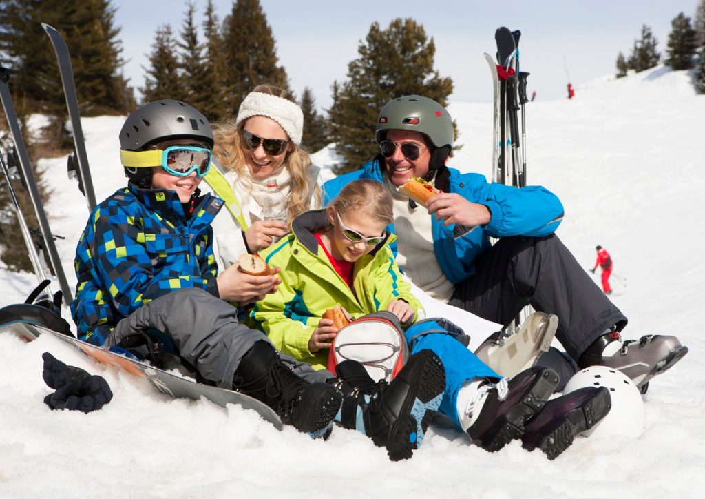 rythme enfant au ski